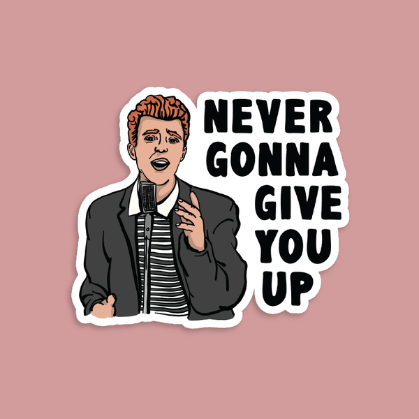 RICK ROLL Hope - Rickroll - Sticker