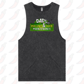 S / Black / Large Front Design Dad’s Mowing Company 👍 – Tank