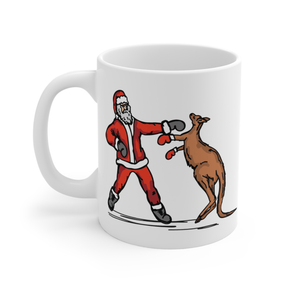 Santa Boxing Roo 🎅🥊🦘 – Coffee Mug