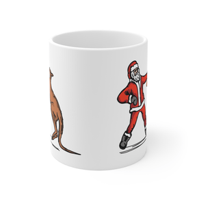 Santa Boxing Roo 🎅🥊🦘 – Coffee Mug