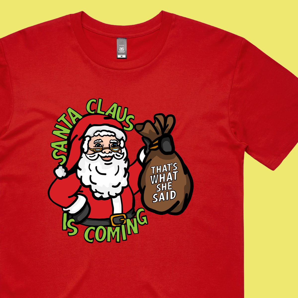 Santa is Coming 🎅🎄 - Men's T Shirt