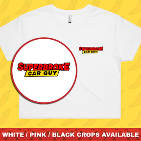 Superbroke Car guy 🚗💸 – Women's Crop Top