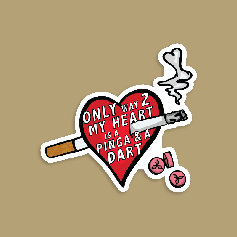 I Love(Heart) Stanley Idaho Sticker