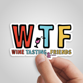 WTF 🍷💅 – Sticker