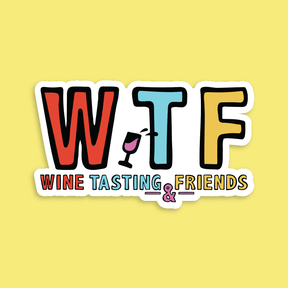 WTF 🍷💅 – Sticker