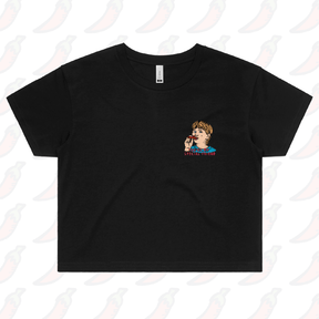 XS / Black Kazoo Kid 🎶- Women's Crop Top