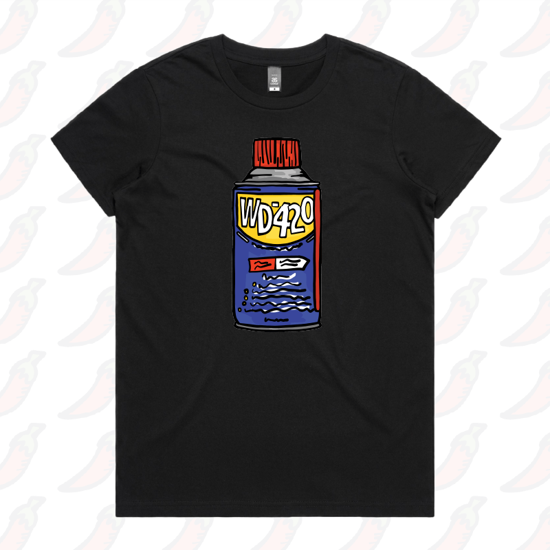 XS / Black / Large Front Design WD-420 🍀 –  Women's T Shirt