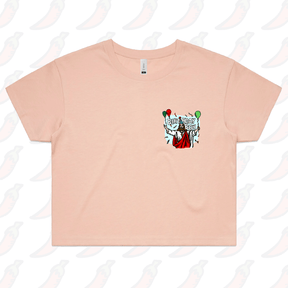 XS / Pink Birthday Boy Christmas 🎉🎄- Women's Crop Top