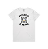 Rick Roll QR Code Logo T-Shirt NSFW Mens Womens Prank Joke Unisex Funny  MEME TEE